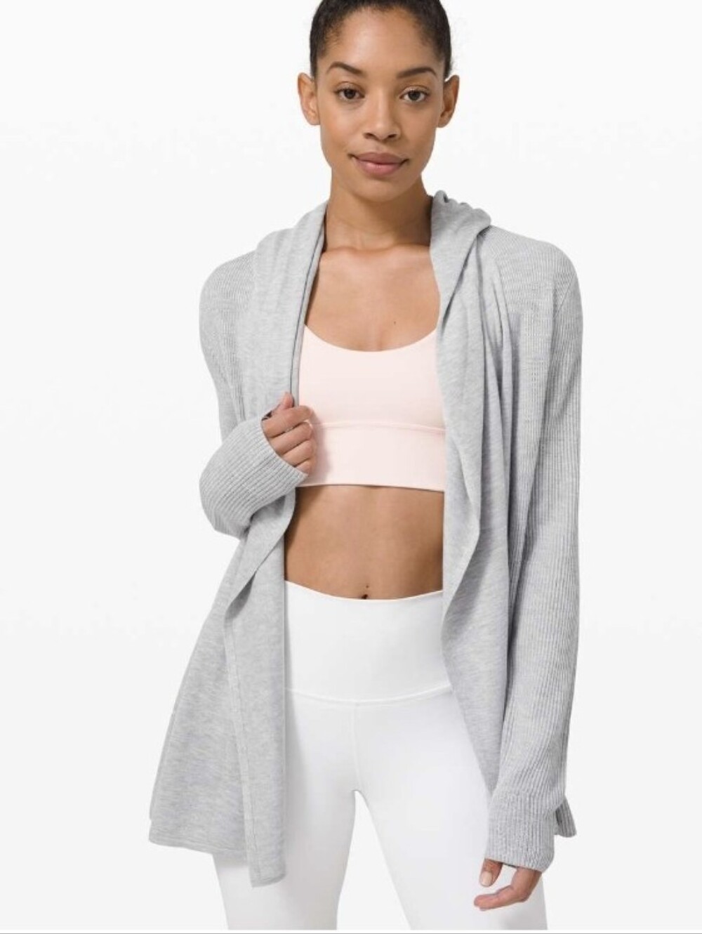 Lululemon Sundown Sweater Wrap Heathered Stargaze
